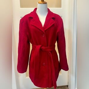 Worthington Elegant Red Women's Coat Size 16